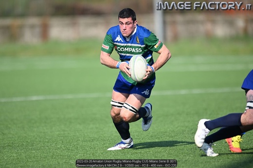 2022-03-20 Amatori Union Rugby Milano-Rugby CUS Milano Serie B 3071